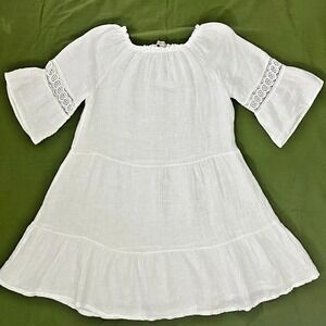 Terzo Millennio Womens Italian Linen Dress Sz M Old Money Summer Coastal Grandma